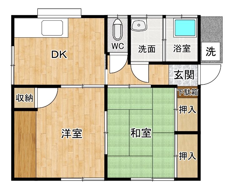 コーポ立石 間取り
