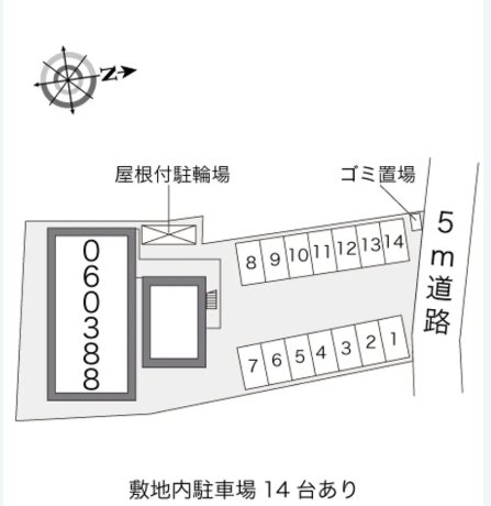 アルク比佐津  R7 駐車場