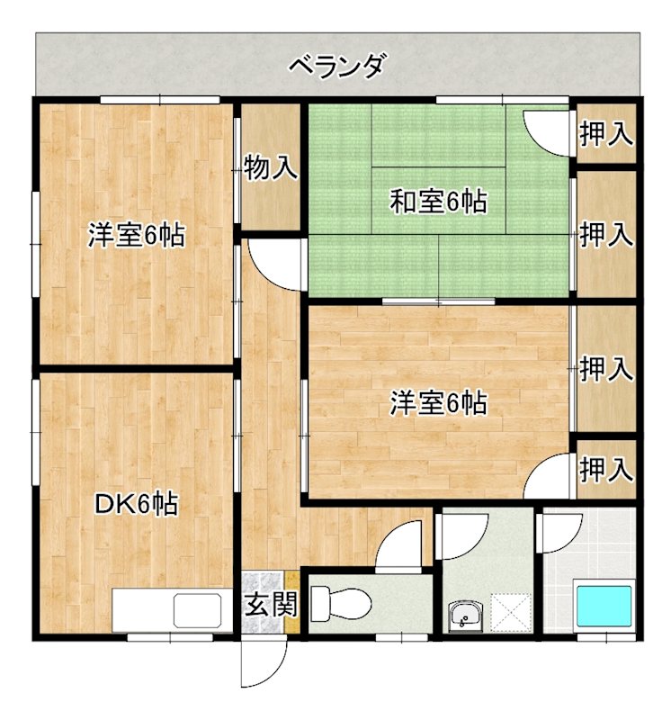 さつき荘 間取り