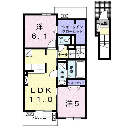 スリジエ　リアン　セカンド　Ｃ 間取り
