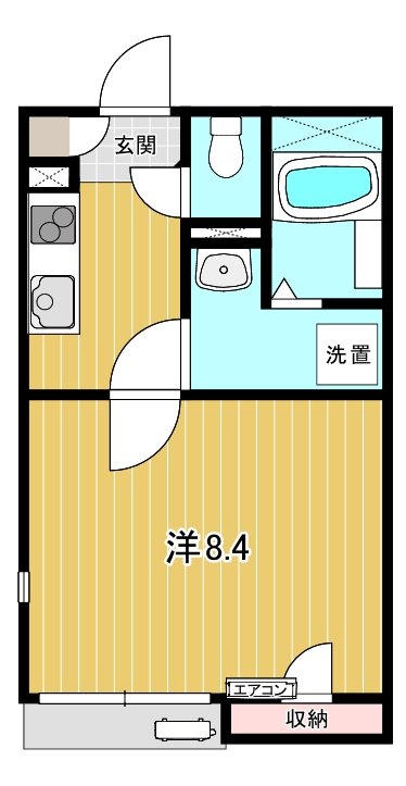 レオネクスト　マメゾン　豆田   間取り