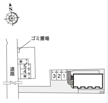 レオネクスト　マメゾン　豆田   駐車場