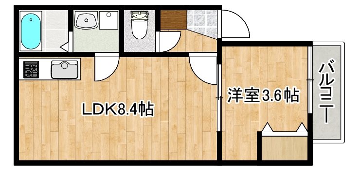 コートスタイル二日市駅前 間取り