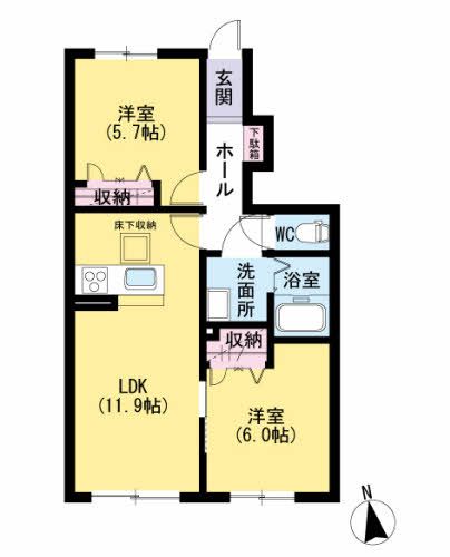 フルール伯玄 間取り
