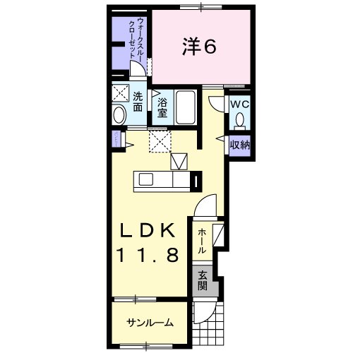クラールハウス　  間取り