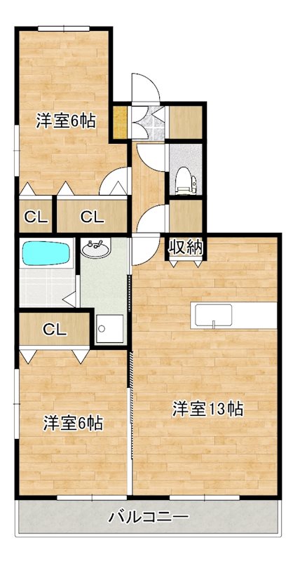 エーリC棟 間取り
