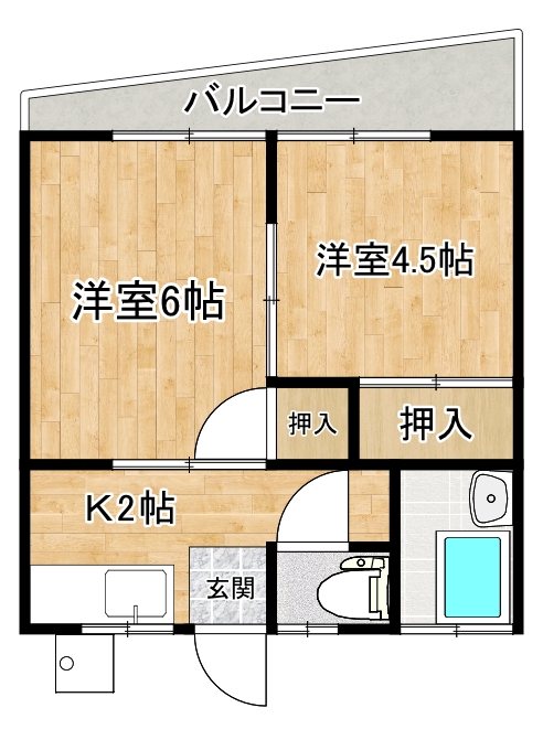 ドリームハイツ東櫛原 間取り