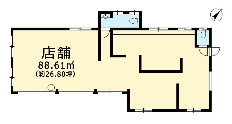 小南　店舗 間取り図