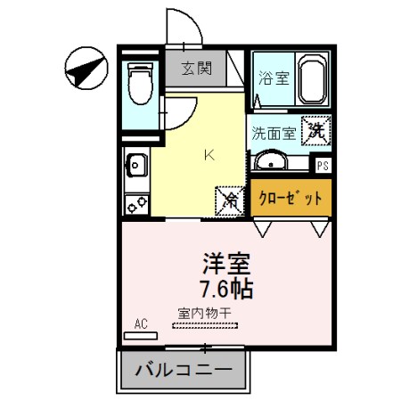 ボンセジュール　彩 間取り図