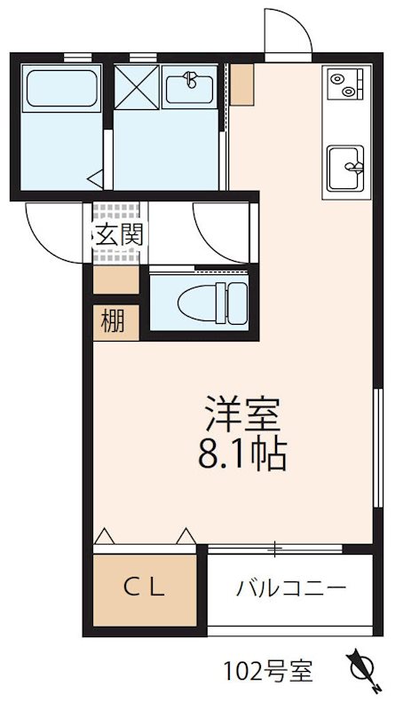 ステラマリスⅡ 間取り図