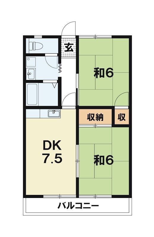 アクティ唐崎 間取り図