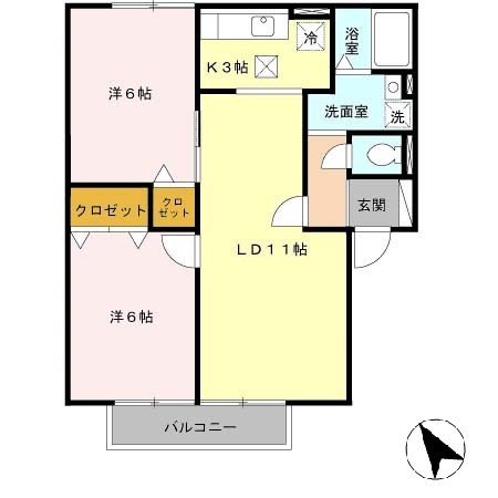 ルミエール琵琶 間取り図