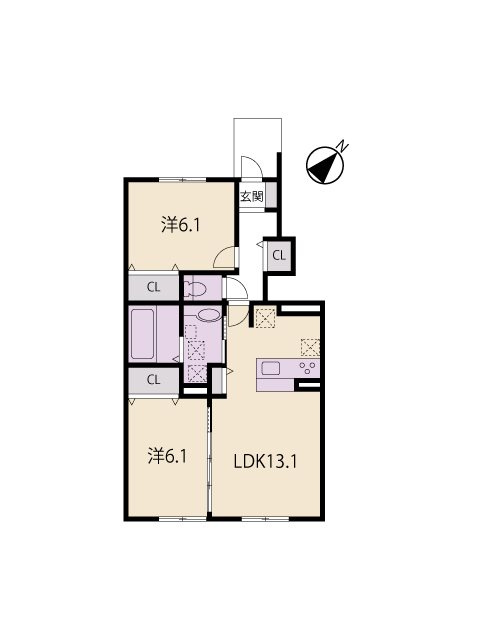 Colina Square 間取り図