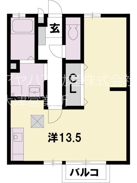 セジュール中央  間取り図