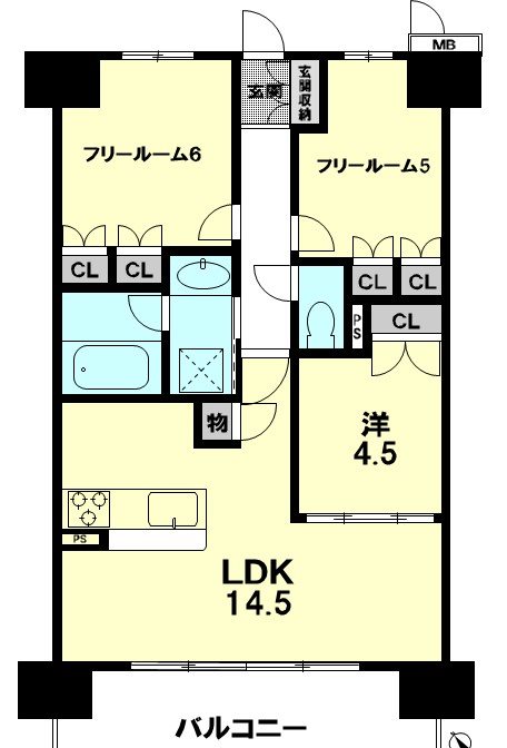 エスリード草津本陣邸 間取り図