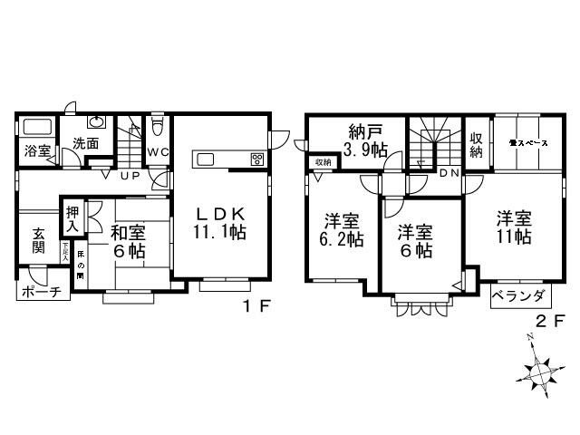 正法寺町　戸建 間取り