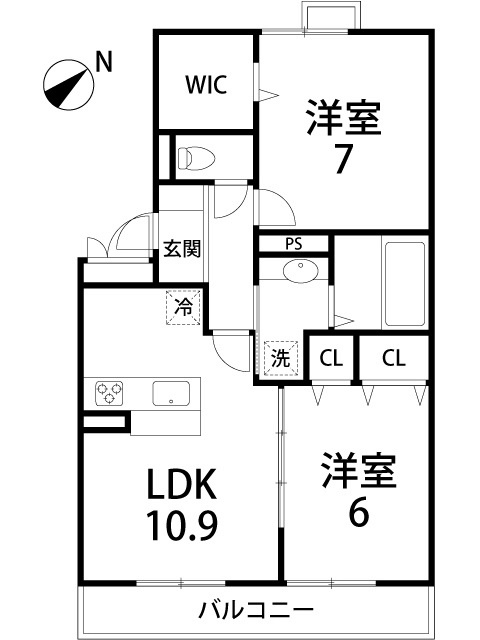 セレンディピティ矢倉 間取り図