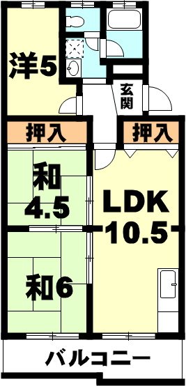 サニーハイツピア 間取り図