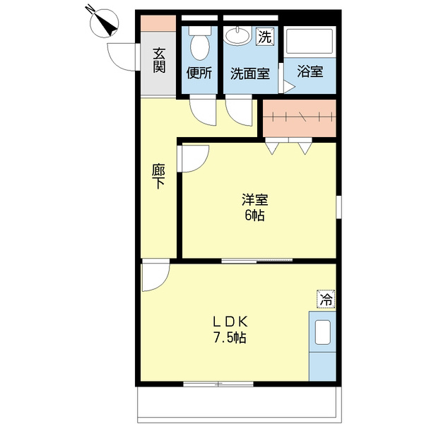 セジュールＡ＆Ｍ  間取り図