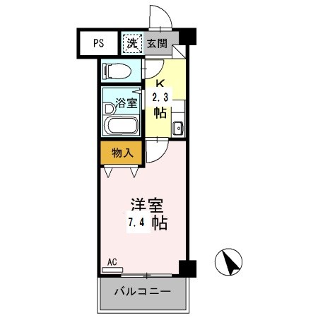 レイクヴュー堅田 間取り図