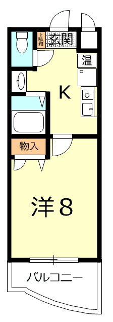 メゾングレース野洲 205号室 間取り