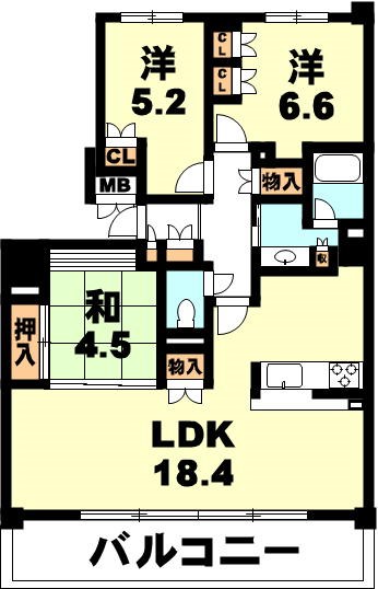 ザ・草津タワー 間取り図