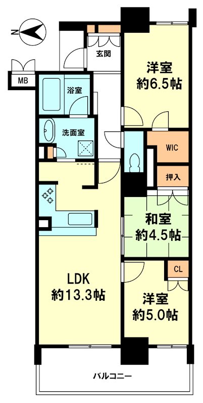 ザ・草津タワー  902号室 間取り
