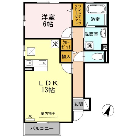 セジュール若葉台 間取り図