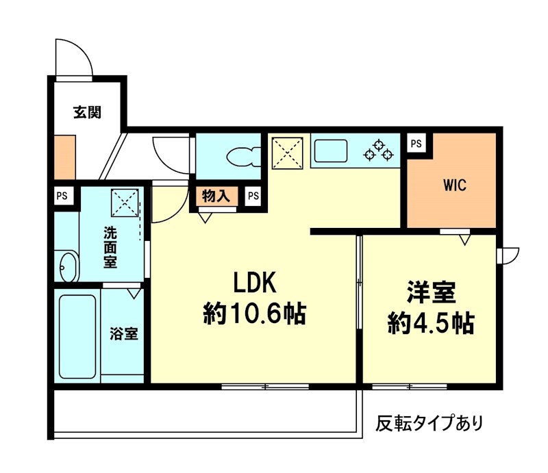 Ｃｈｏｕｃｈｏｕにおの浜 間取り図