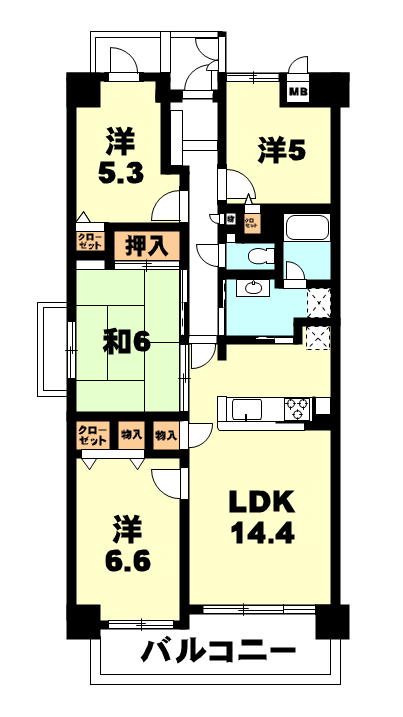 ローレルコート草津   間取り図