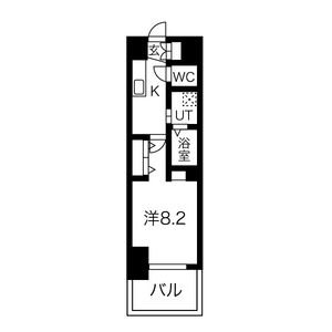 KDXレジデンス南草津 1310号室 間取り