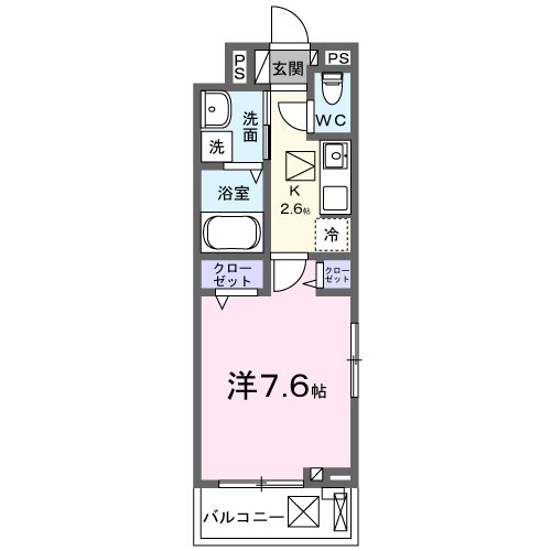 ラクーン堅田 間取り図