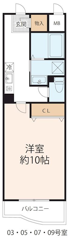 ブライト４５ 間取り図