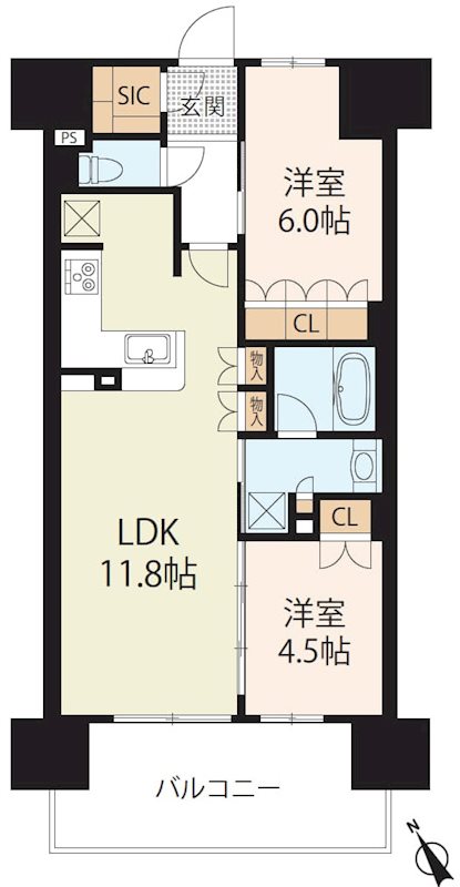 ジオ草津 間取り図