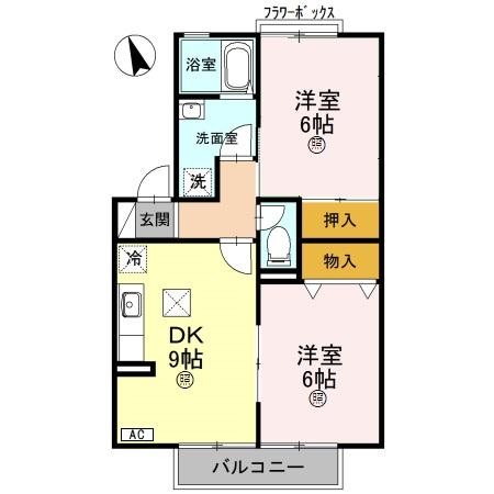 ファミールシャトー 間取り図