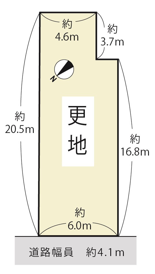 東畳屋町　貸土地  間取り図