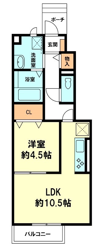 San du WillⅡ 間取り図