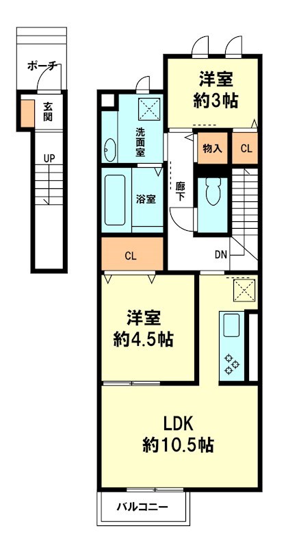 San du WillⅡ 間取り図