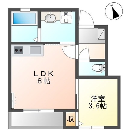 ハイム　豊 間取り図