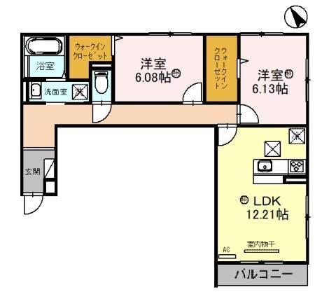 ヴェルクレール 間取り図