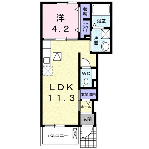 リクソーレⅤ　Ｂ 間取り図