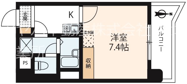 ドエルポートレート 301号室 間取り