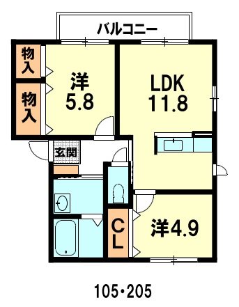 スピアーノ 間取り図