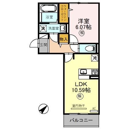 カーサ近江富士 間取り図