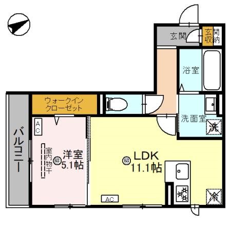 Serious安養寺 間取り図