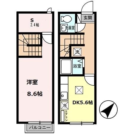 エスポワール西出 間取り図