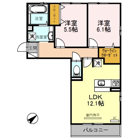 アルタ青地ビュー 間取り図