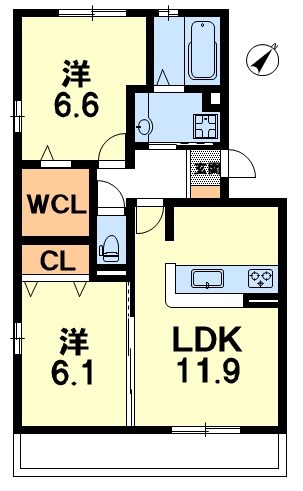 アルタ青地ビュー 間取り図