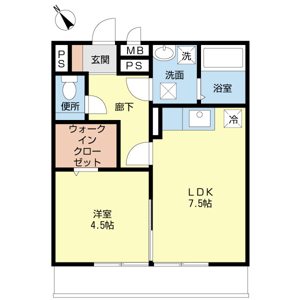 セジュールＡ＆Ｍ  205号室 間取り