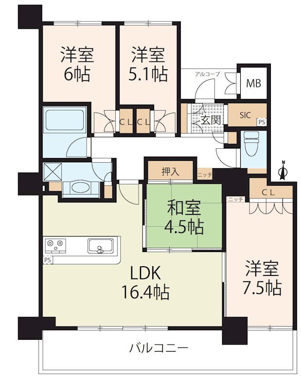 ザ・草津タワー 間取り図